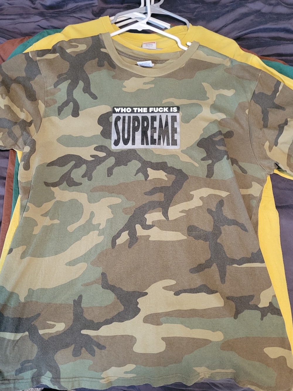 Supreme Camo "Who The F*ck Is Supreme"
